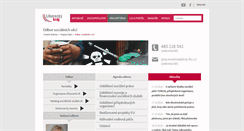 Desktop Screenshot of odbor-socialni.kraj-lbc.cz