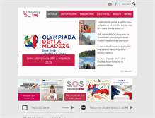 Tablet Screenshot of kraj-lbc.cz