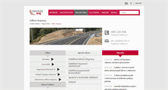 Desktop Screenshot of doprava.kraj-lbc.cz